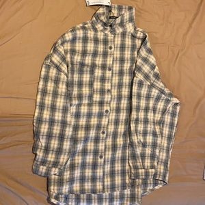 Boohoo oversized flannel